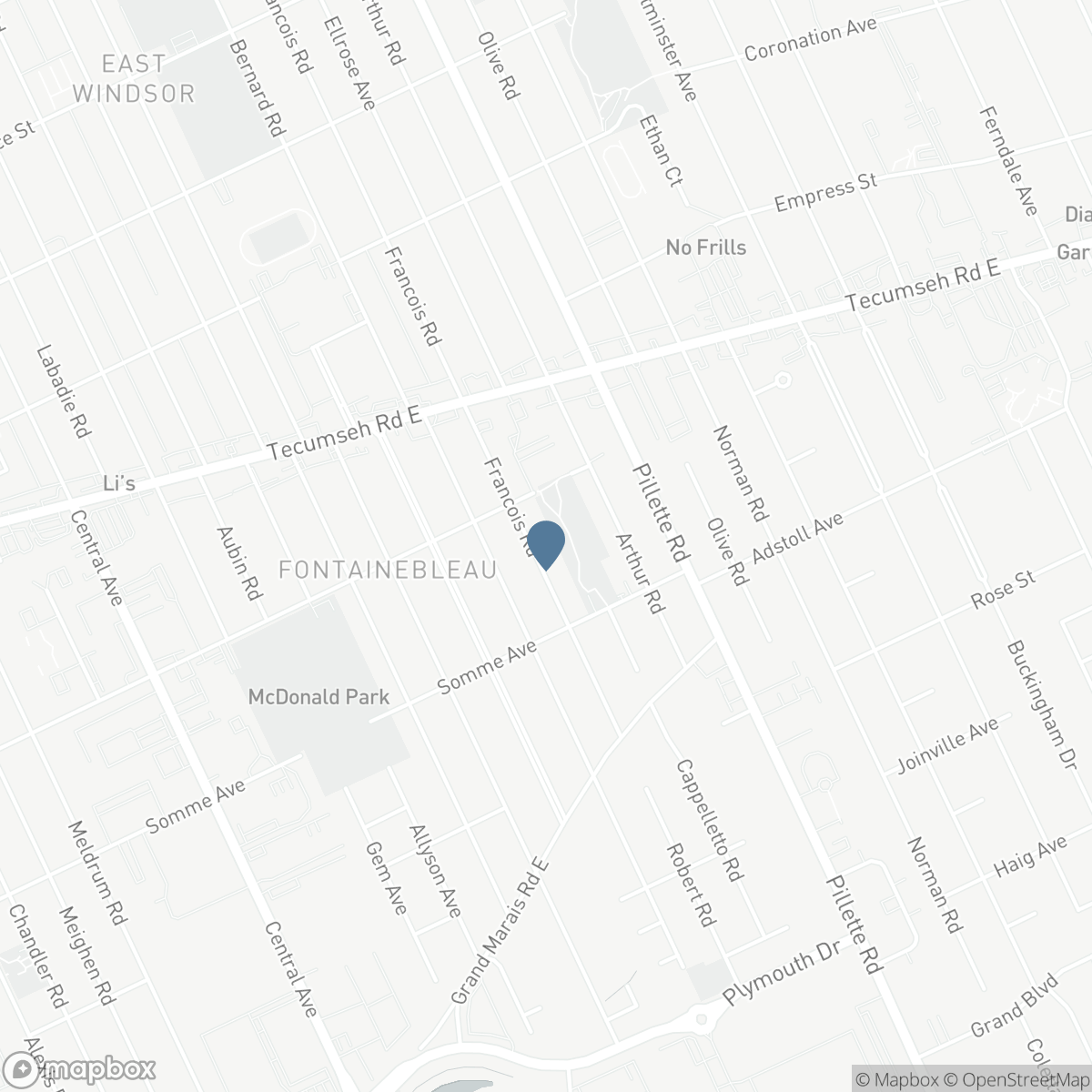 2438 Francois ROAD, Windsor, Ontario N8W 4T4